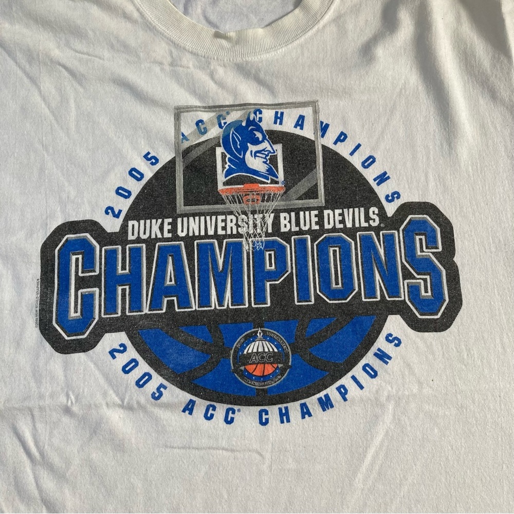 Duke University Blue Devils 2005 Shirt ACC - Picture 3 of 7